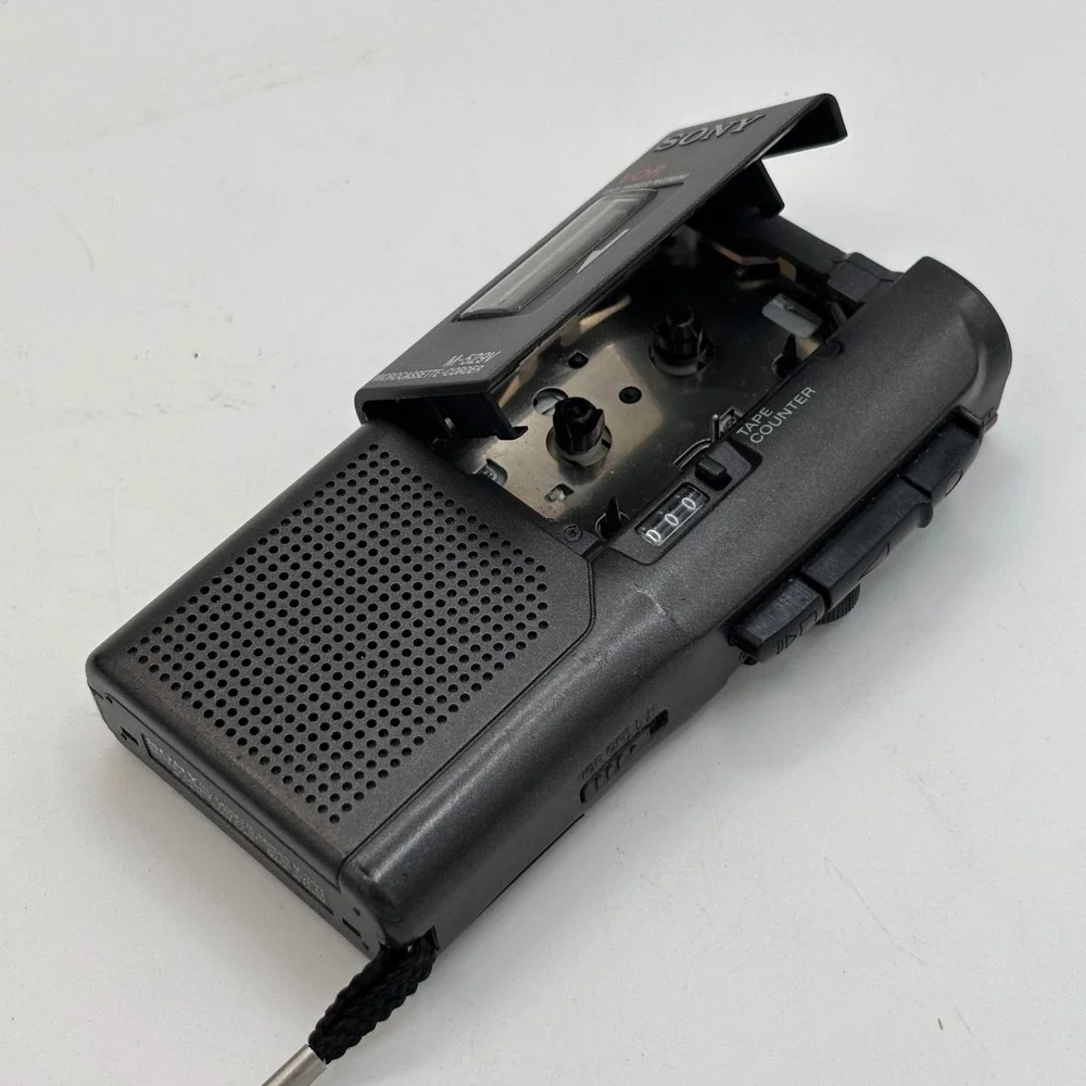 Sony M-529V Microcassette-Corder & TCM-S66V Cassette-Corder VOR Bundle FOR PARTS